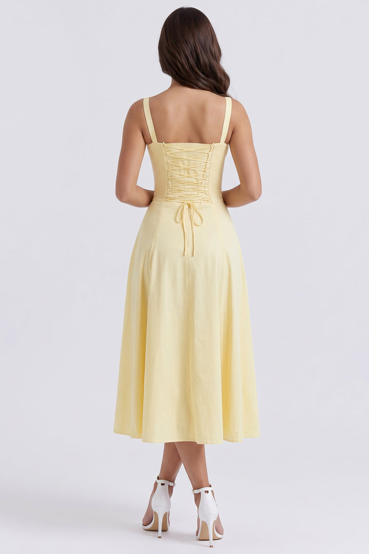 Aurora Mini Dress - Light Yellow