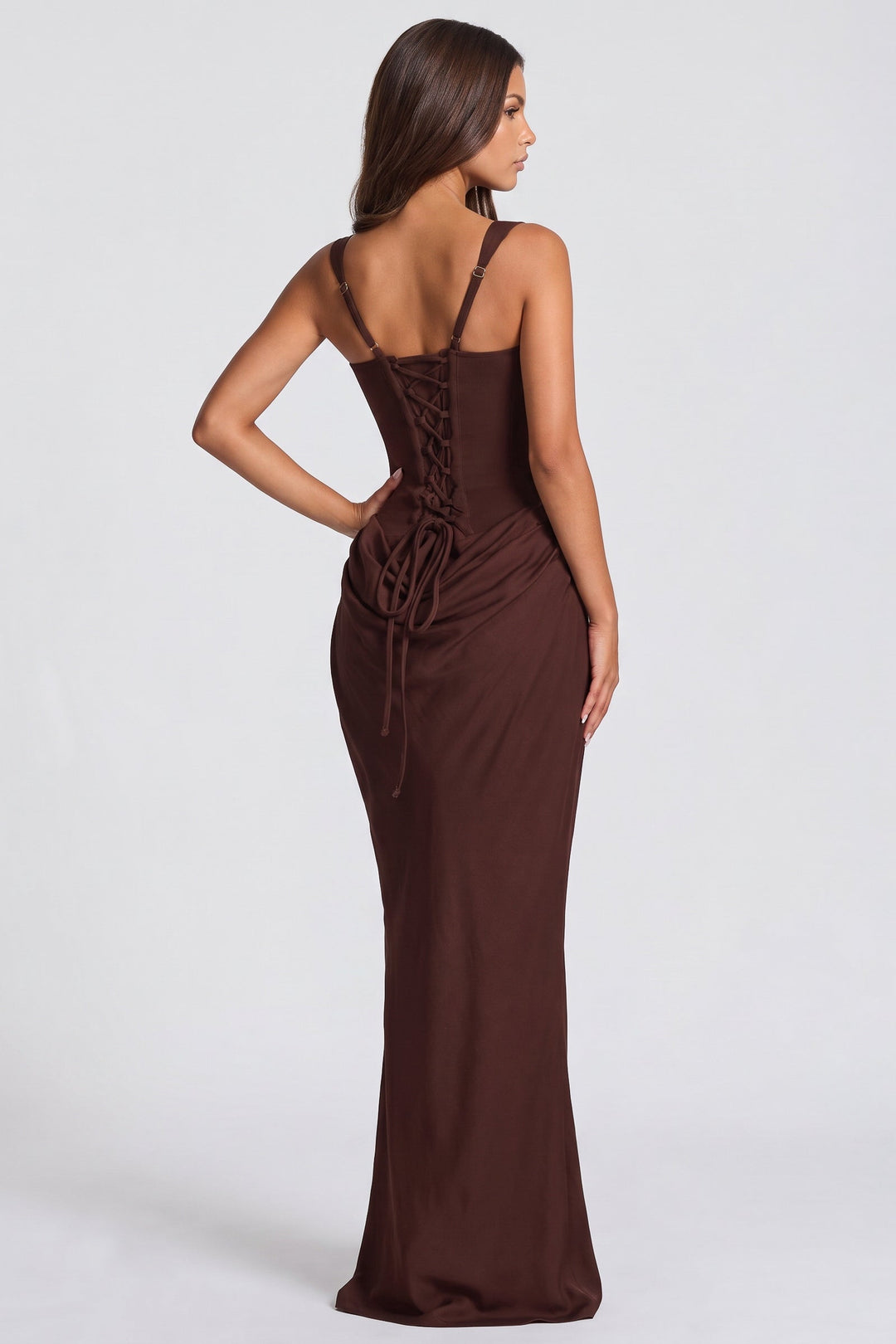 Eleonora Maxi Dress - Chocolate
