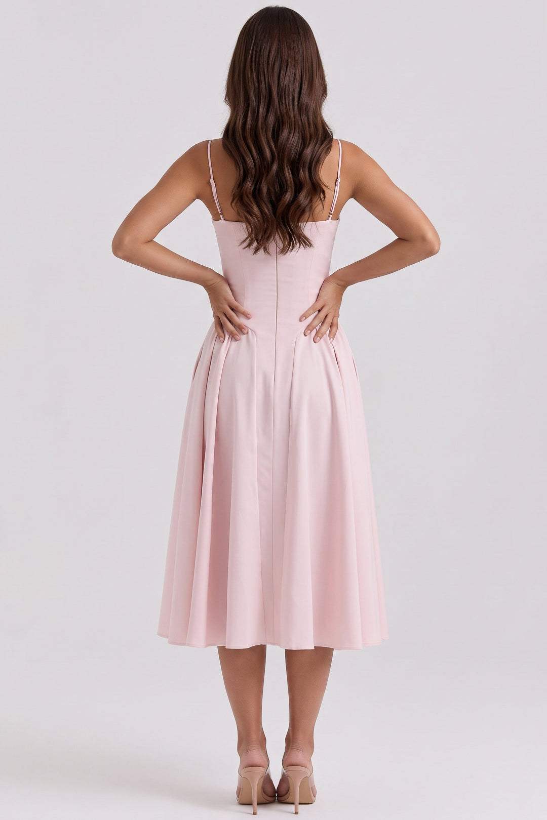 Francesca Midi Dress - Light Pink