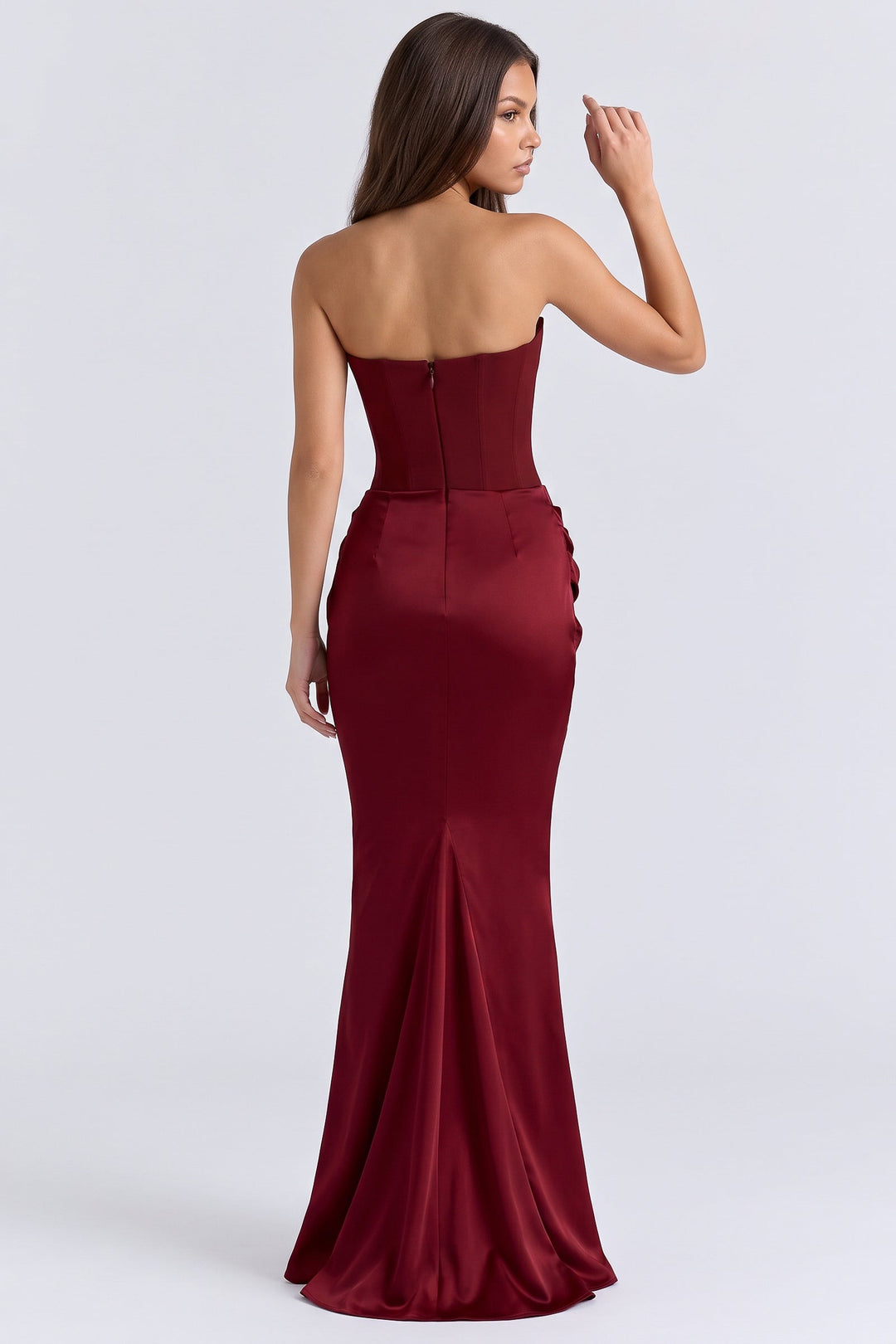 Rosalind Maxi Dress - Burgundy