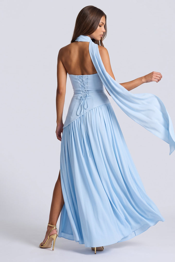 Serena Maxi Dress - Baby Blue