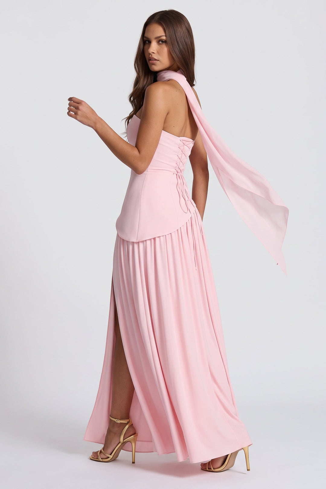 Serena Maxi Dress - Pink