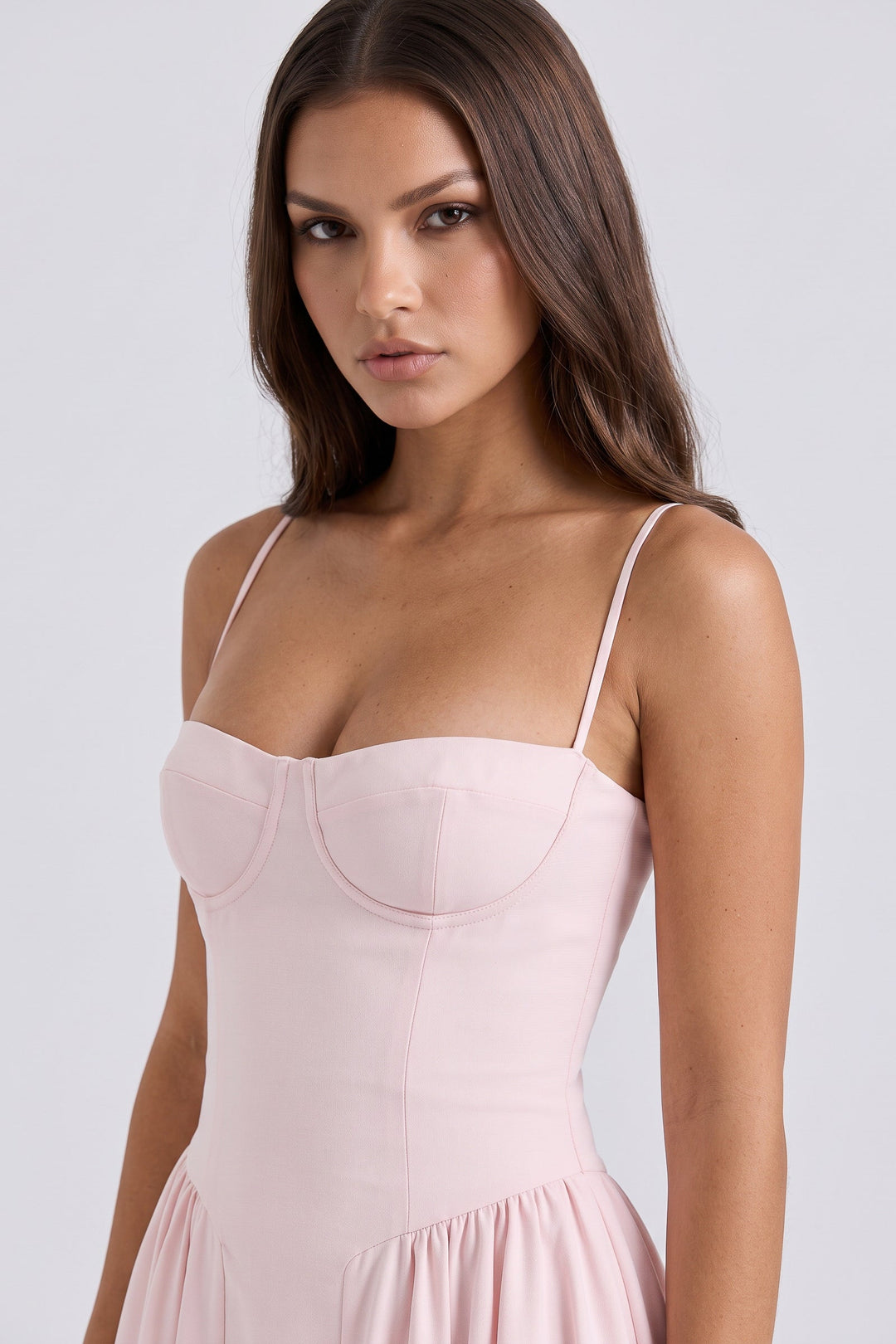 Francesca Midi Dress - Light Pink