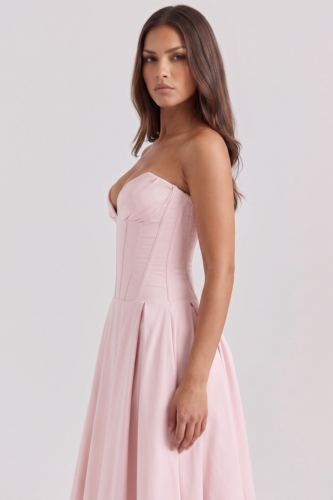 Amalfi Midi Dress - Pink