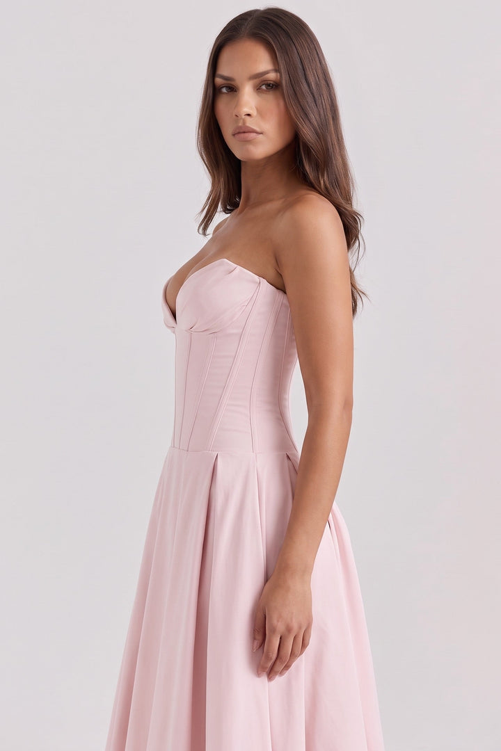 Amalfi Midi Dress - Pink