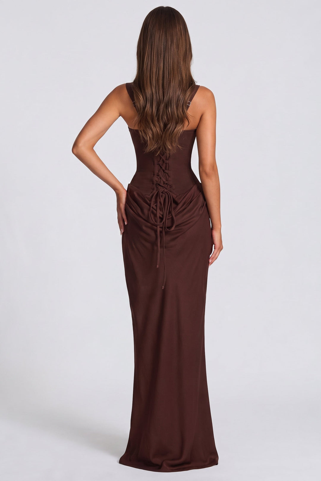 Eleonora Maxi Dress - Chocolate