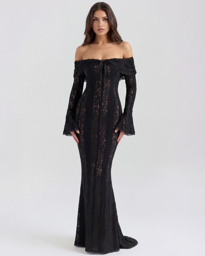 Alessandra Maxi Dress - Black
