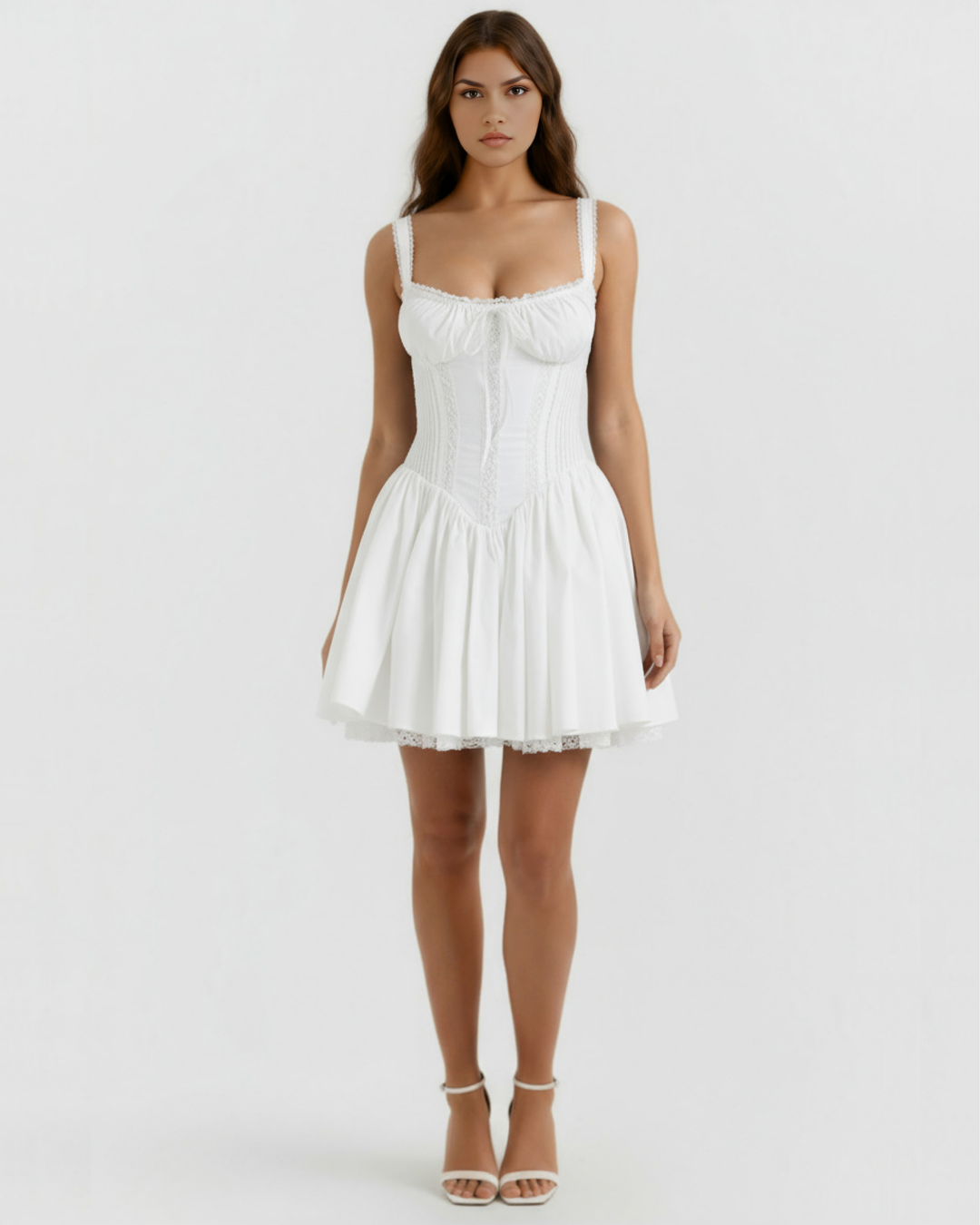 Luna Mini Dress - White