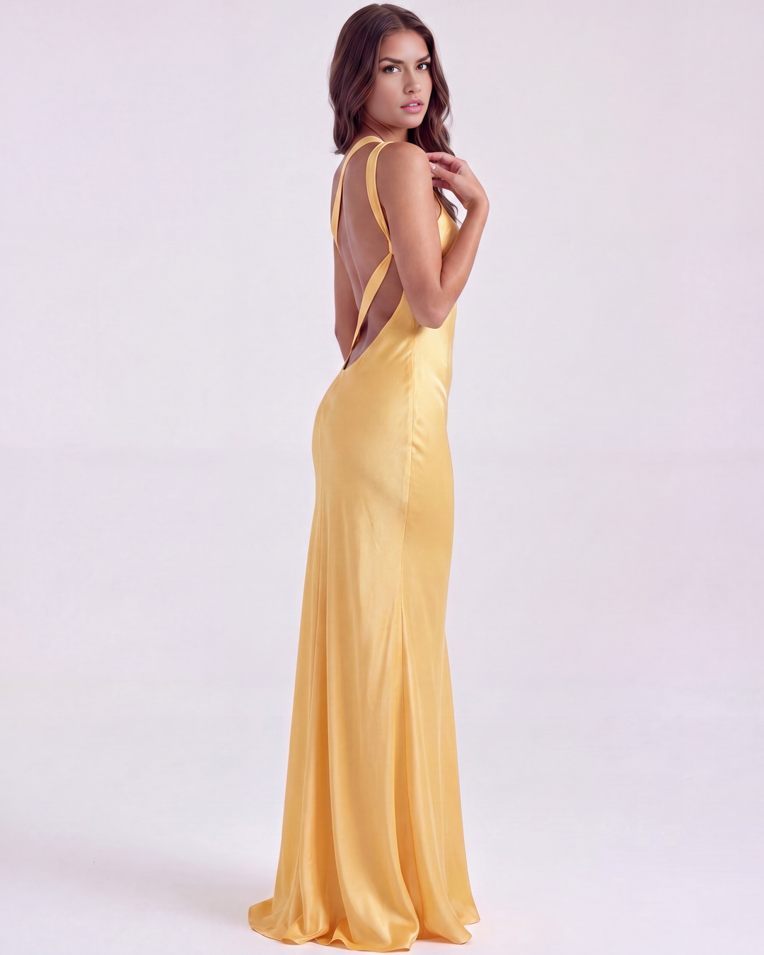 Amara Maxi Dress - Gold