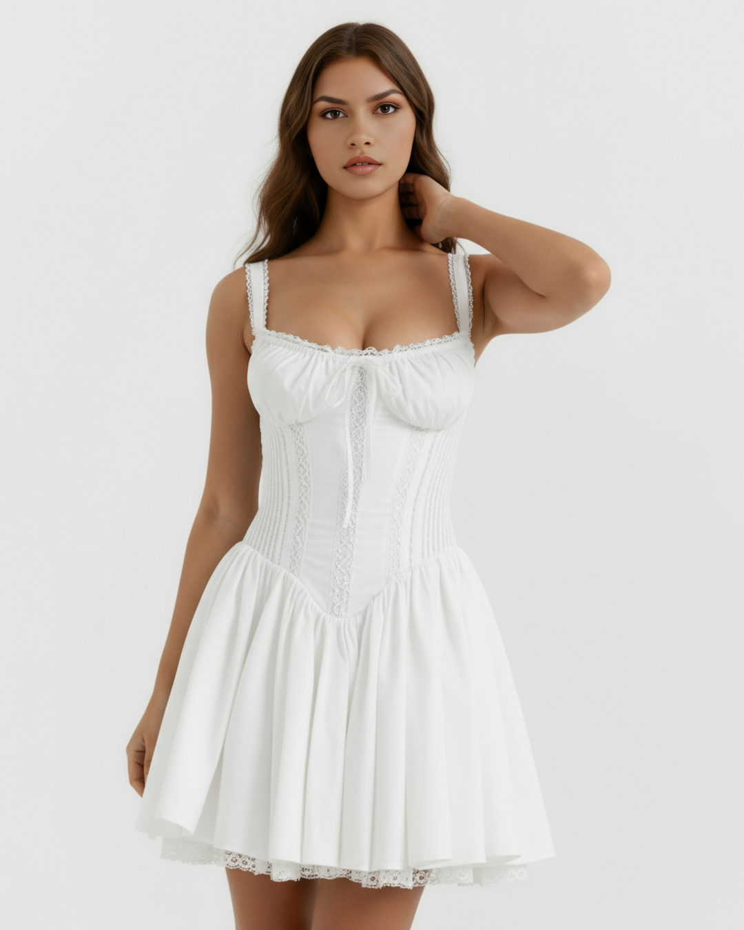 Luna Mini Dress - White