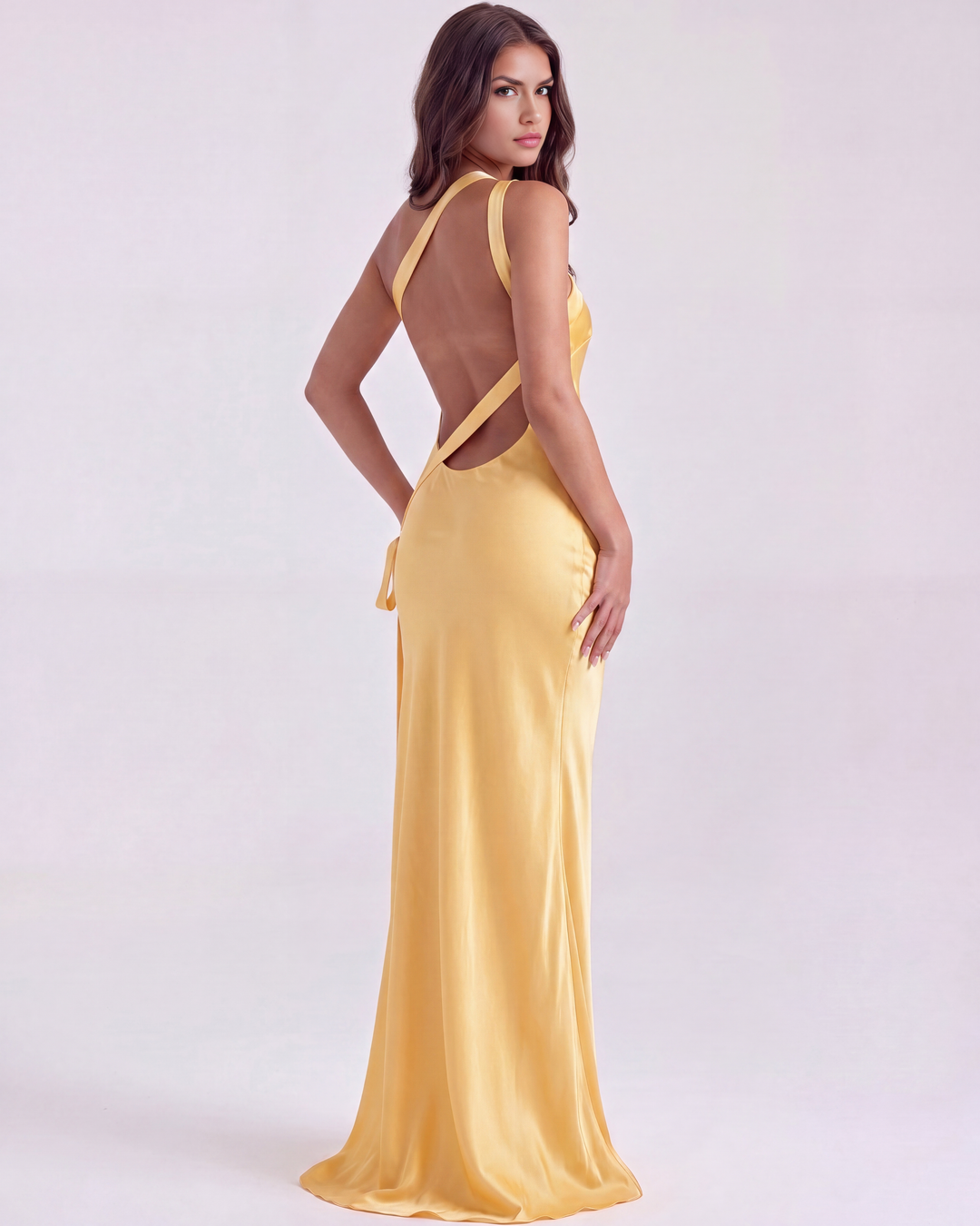 Amara Maxi Dress - Gold