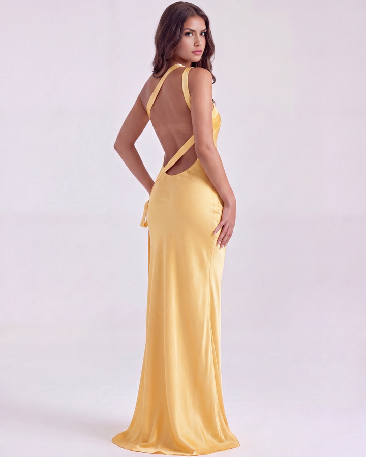 Amara Maxi Dress - Gold