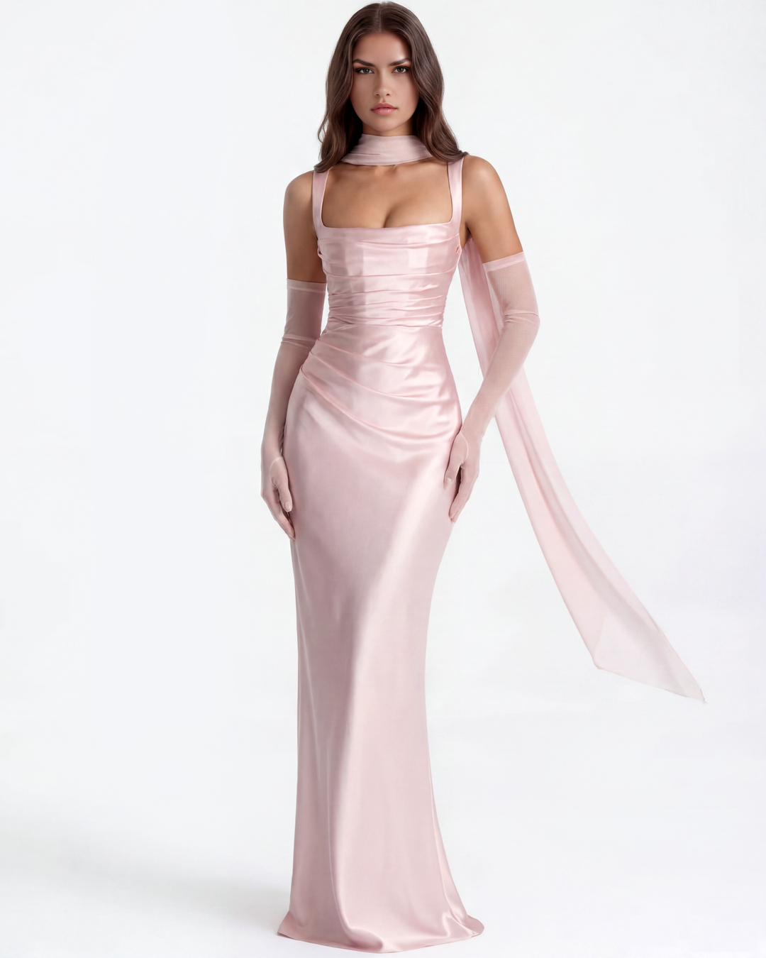 Adrienne Maxi Dress - Pink