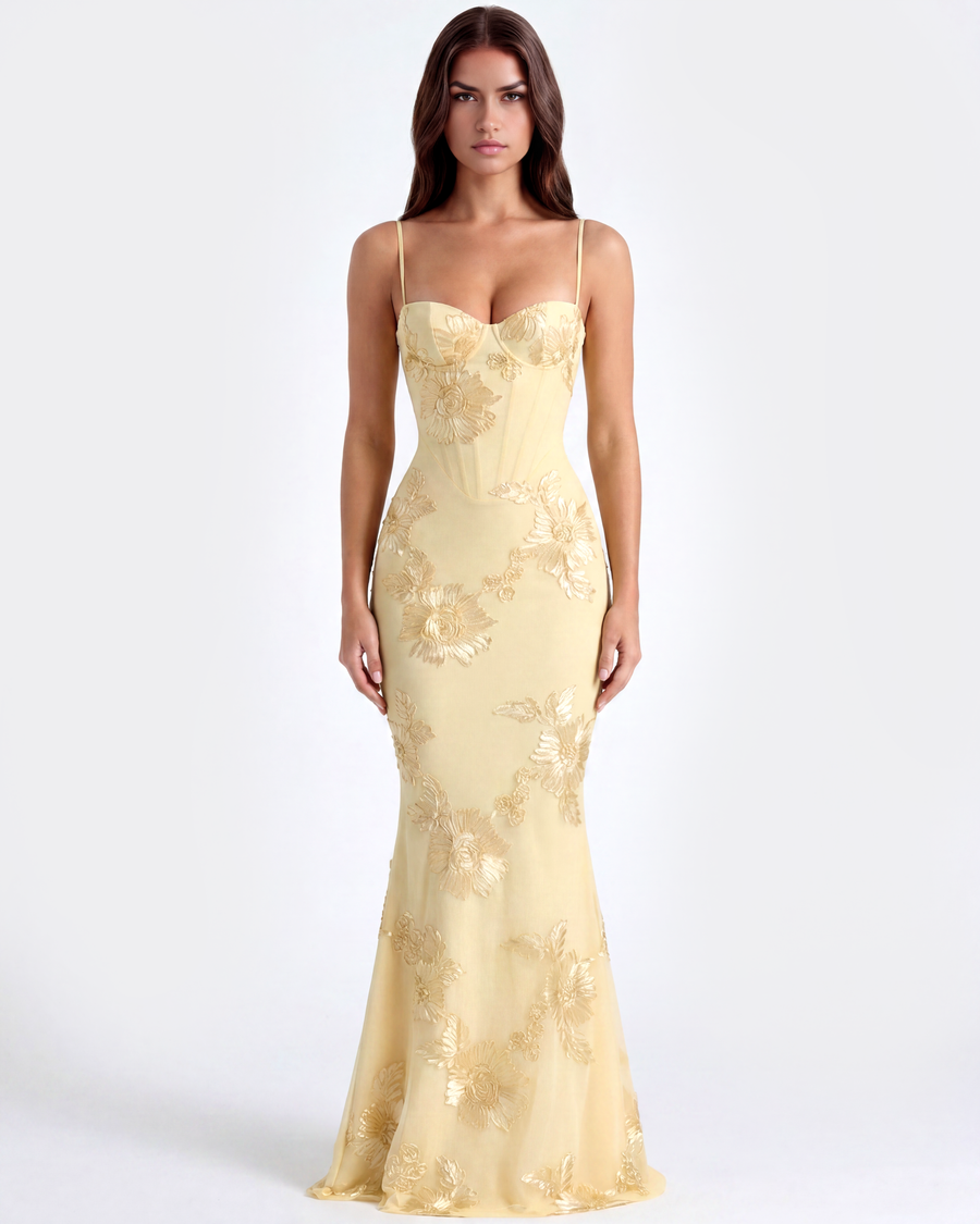 Celeste Maxi Dress - Butter Yellow