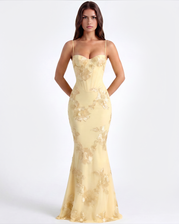 Celeste Maxi Dress - Butter Yellow