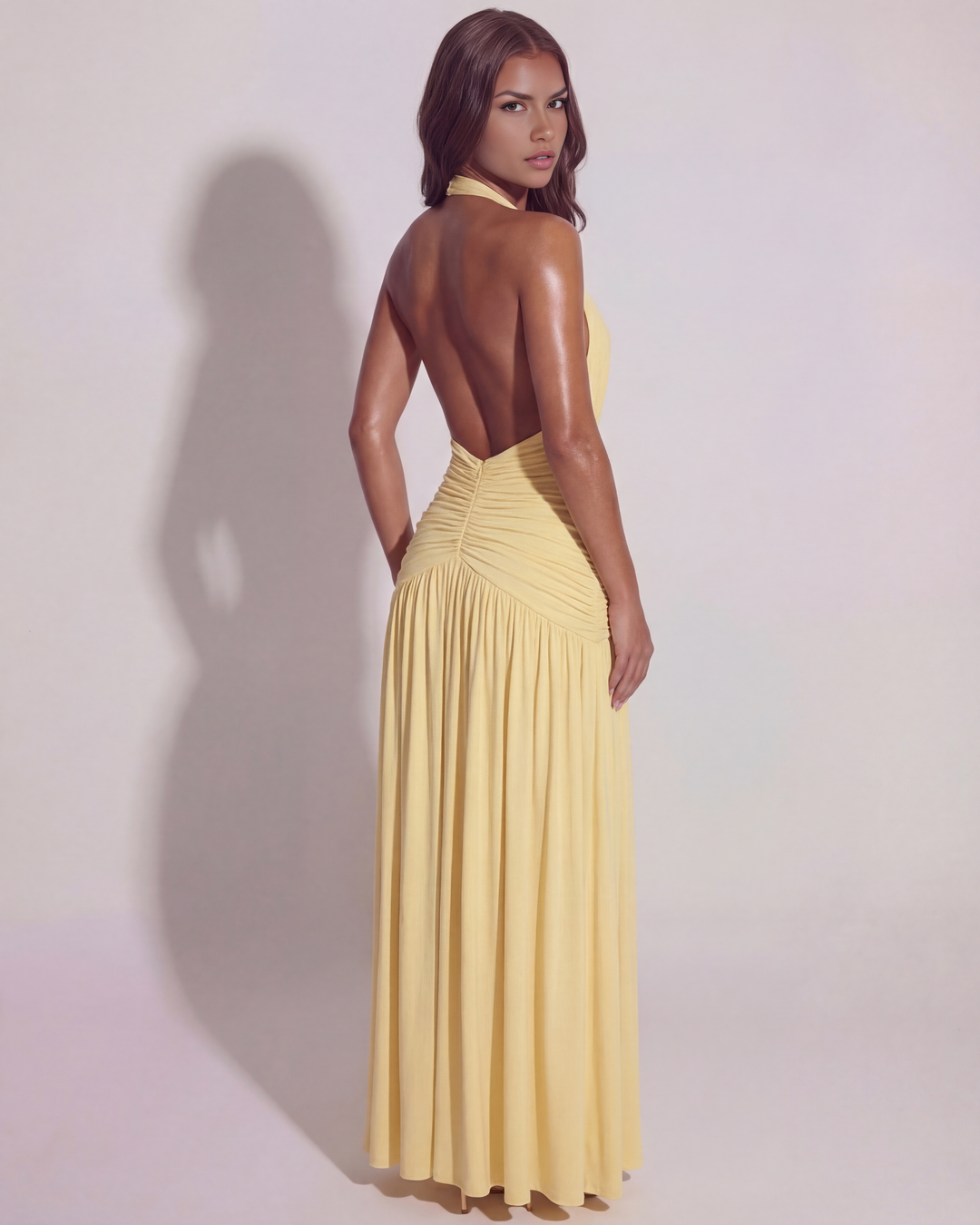 Alba Maxi Dress - Butter Yellow