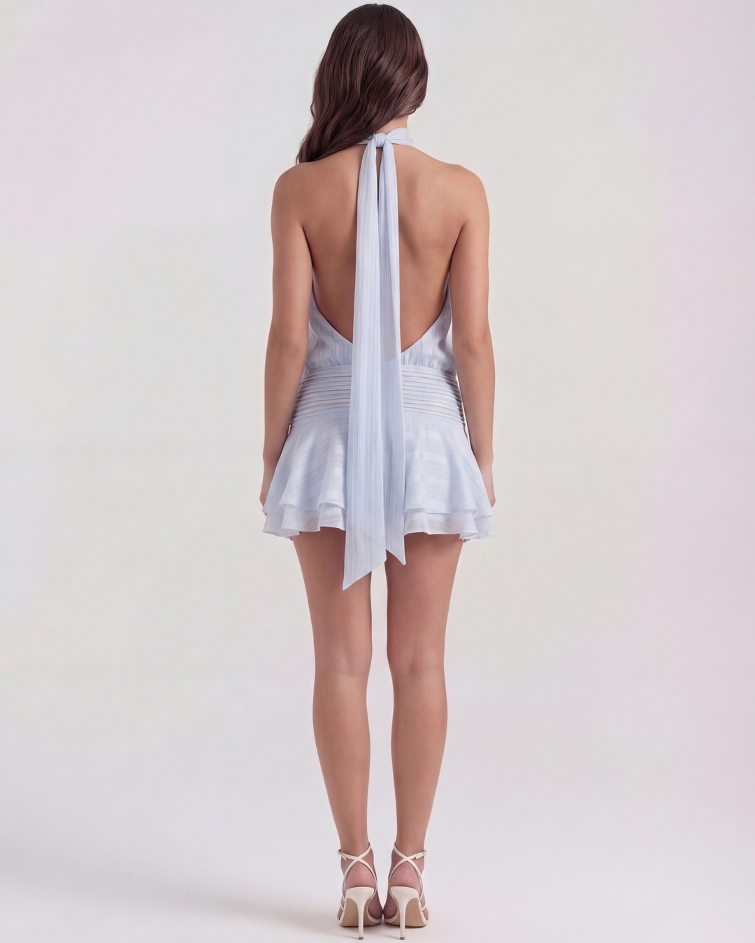 Chiara Mini Dress - Baby Blue