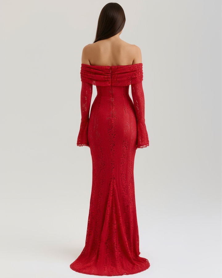 Alessandra Maxi Dress - Red