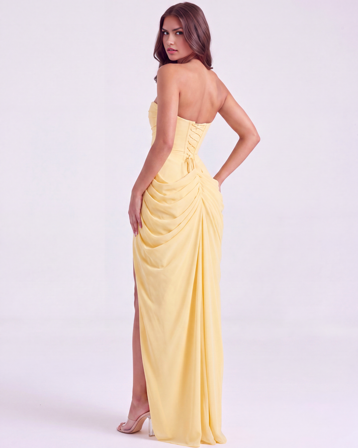 Charlotte Maxi Dress - Butter Yellow