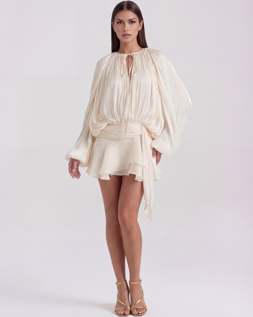 Giovanna Mini Dress - Cream
