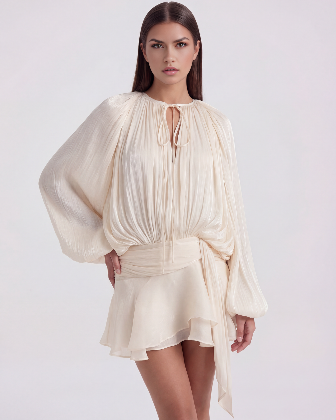 Giovanna Mini Dress - Cream