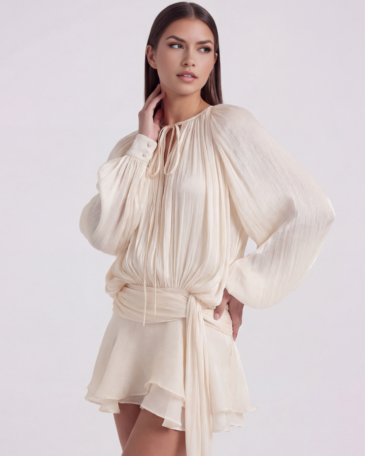 Giovanna Mini Dress - Cream