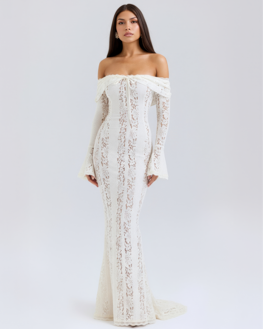 Alessandra Maxi Dress - White