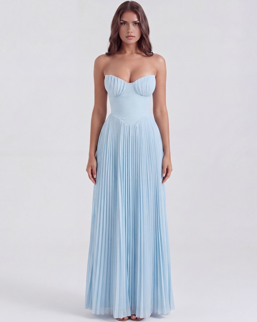 Siena Maxi Dress - Baby Blue