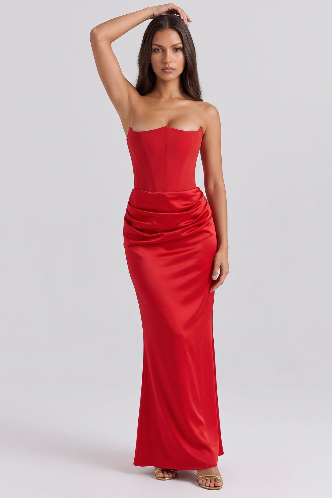 Rosalind Maxi Dress - Red