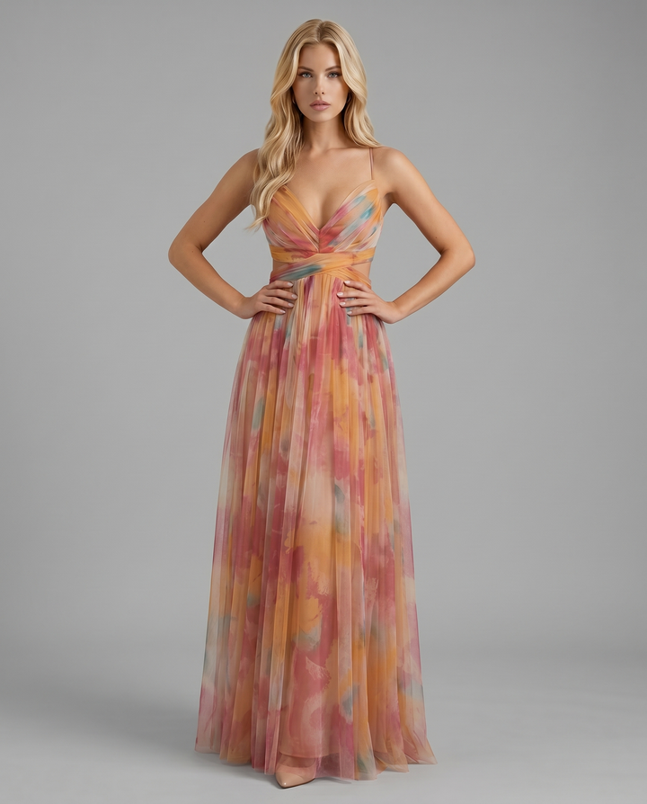 Angela Maxi Dress - Orange