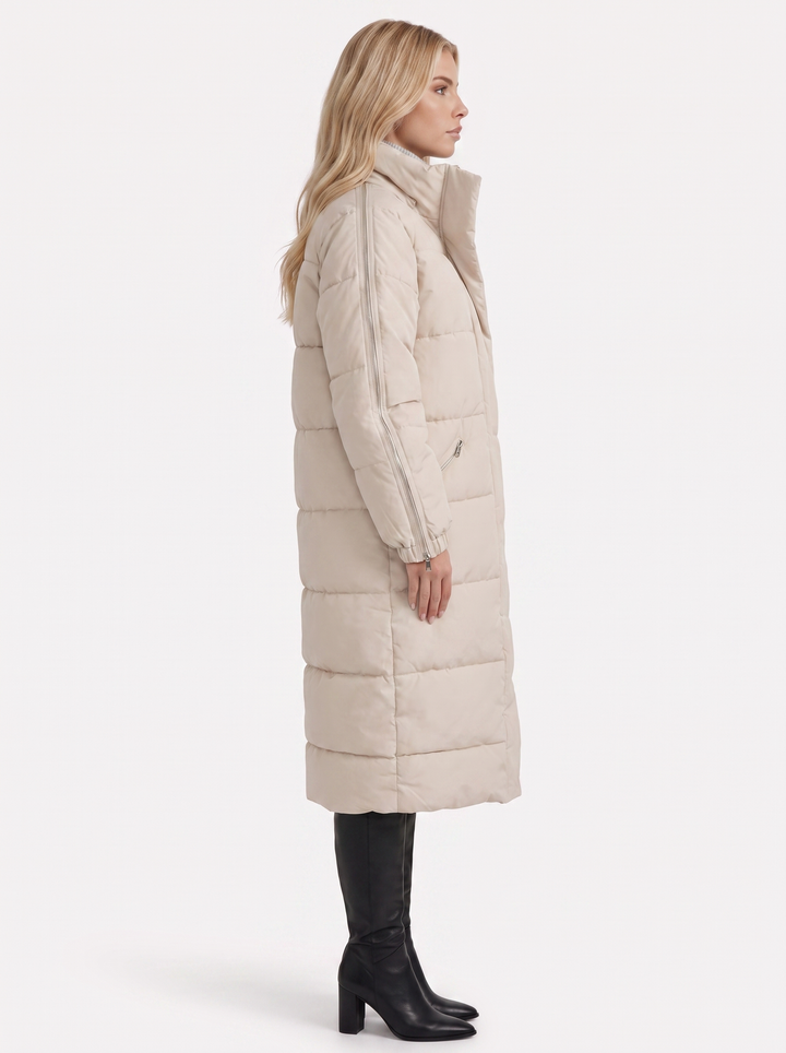 Arabella Puffer Coat - Brown