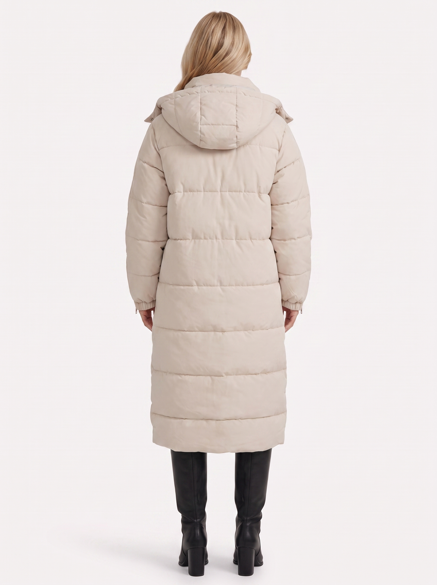 Arabella Puffer Coat - Brown
