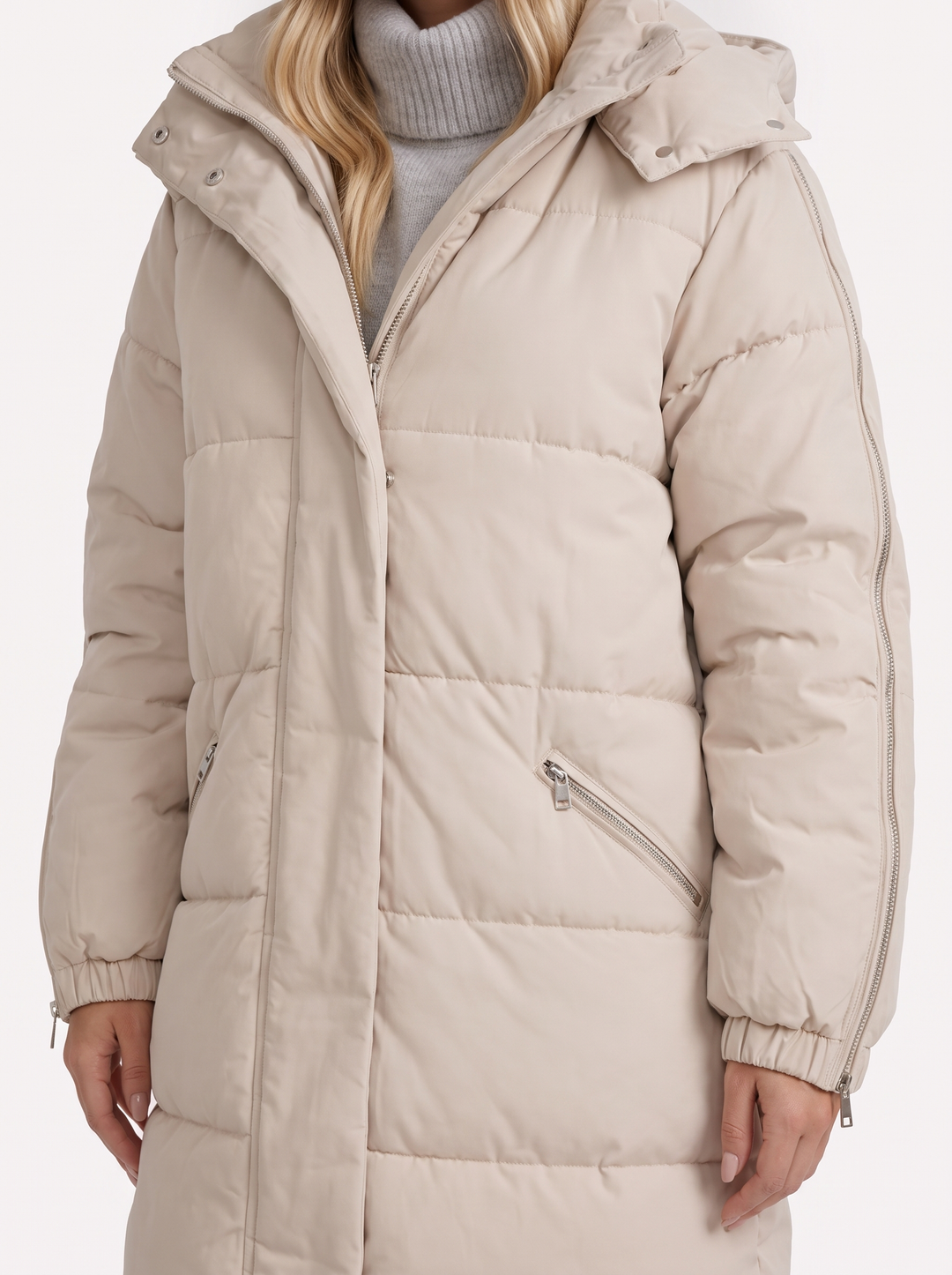 Arabella Puffer Coat - Brown