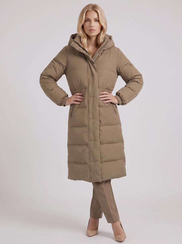 Arabella Puffer Coat - White