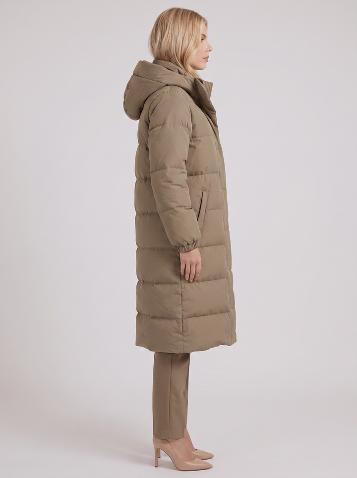 Arabella Puffer Coat - White