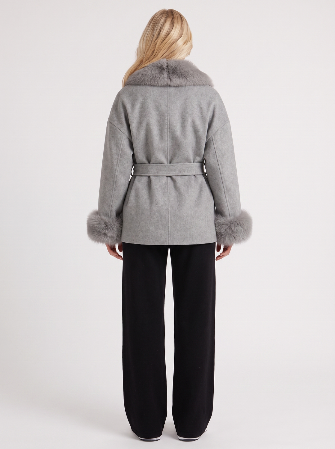 Cordelia Wrap Jacket - Gray