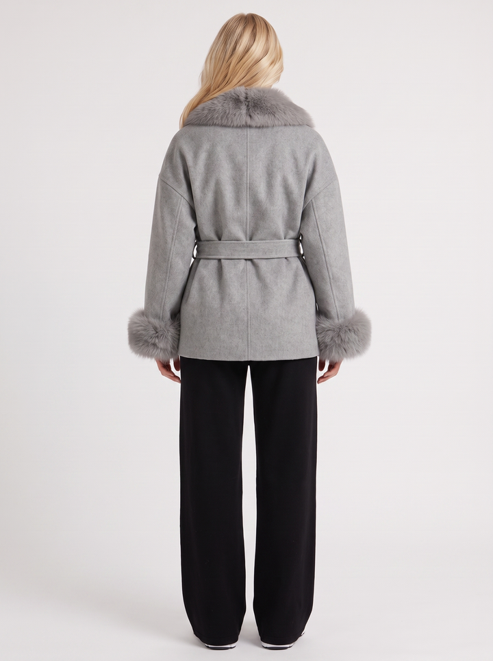 Cordelia Wrap Jacket - Gray