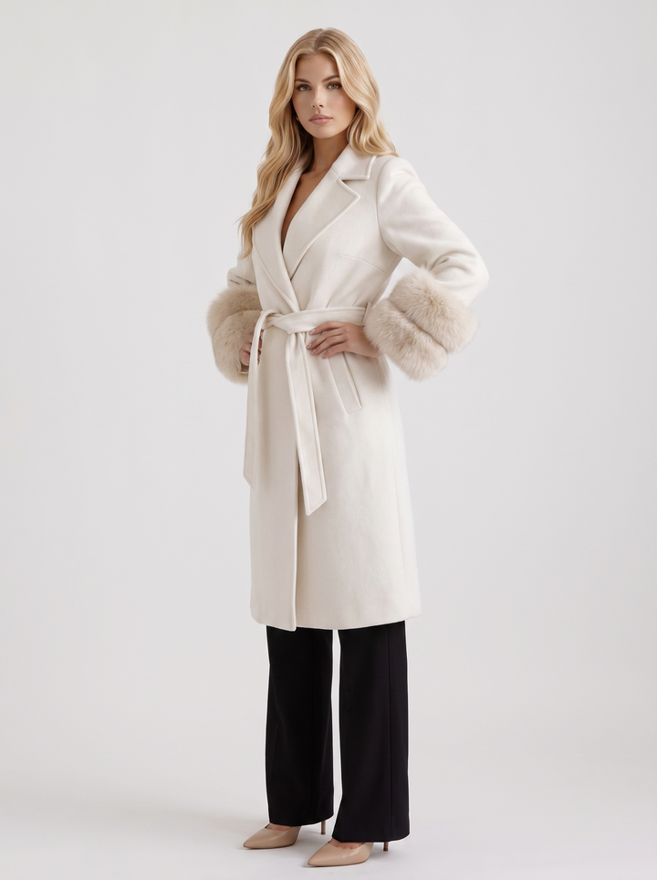 Cordelia Wrap Jacket - White