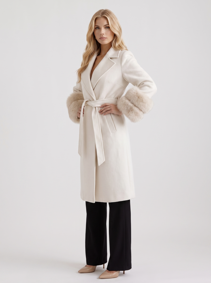 Cordelia Wrap Jacket - White