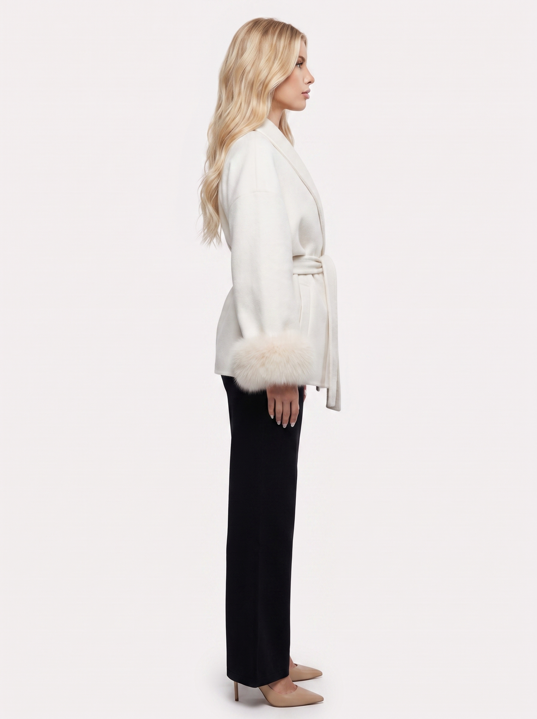 Cordelia Wrap Jacket - White