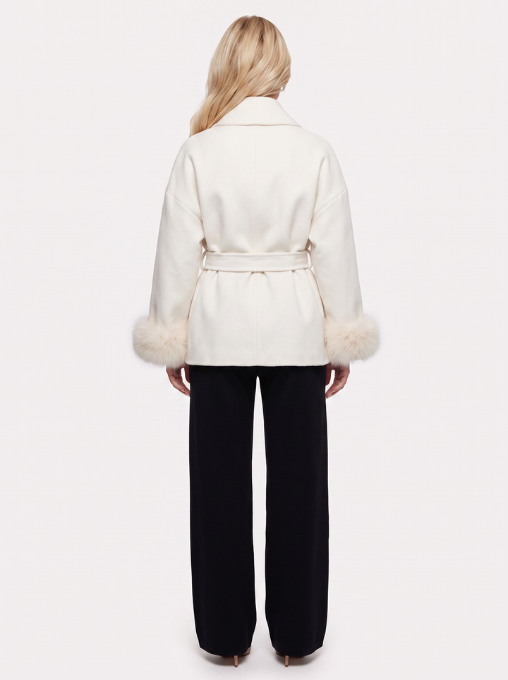 Cordelia Wrap Jacket - White
