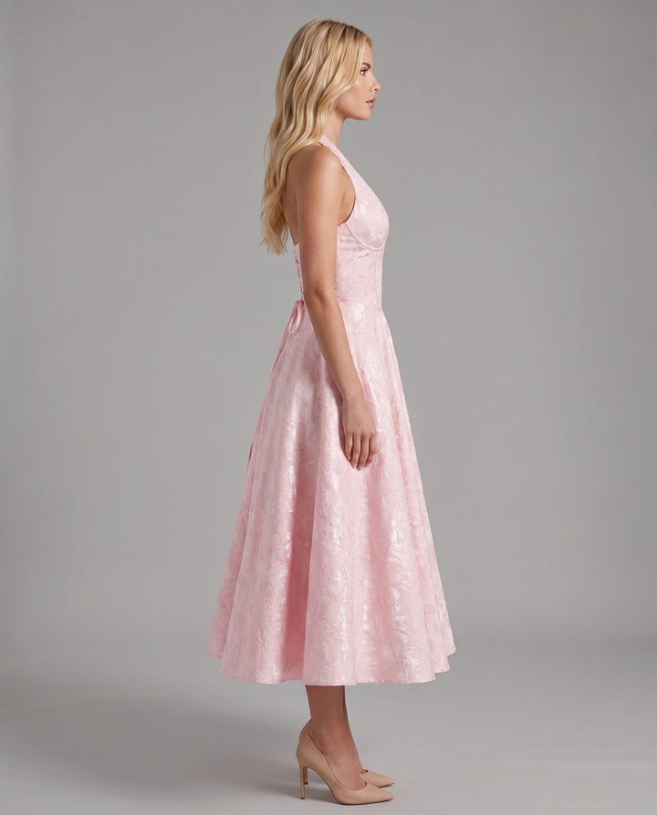 Effie Midi Dress - Blush
