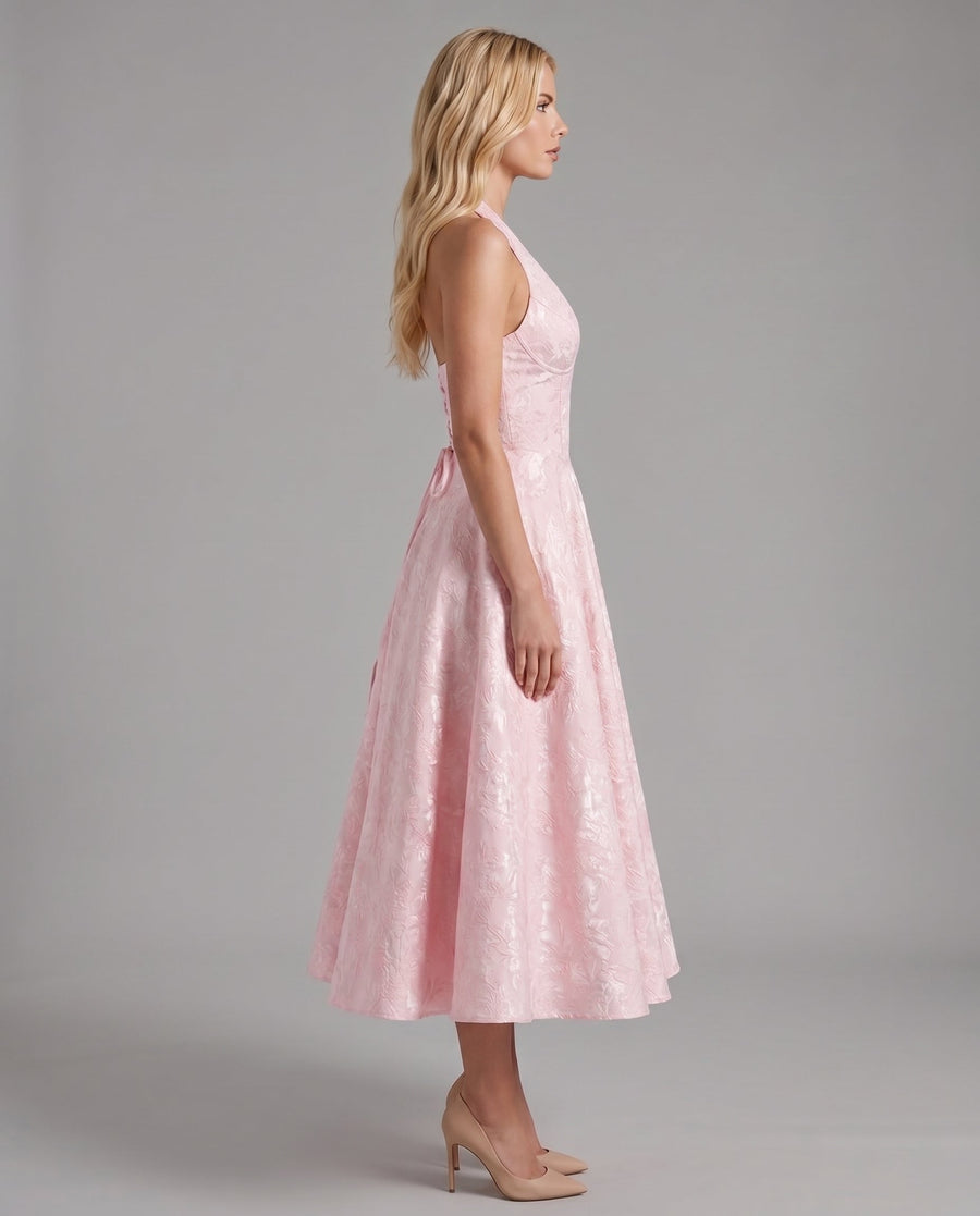 Effie Midi Dress - Blush