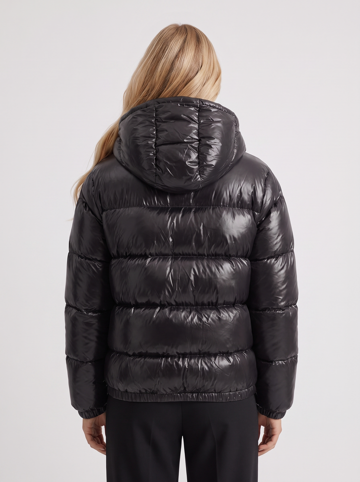 Felicity Hooded Puffer - Black
