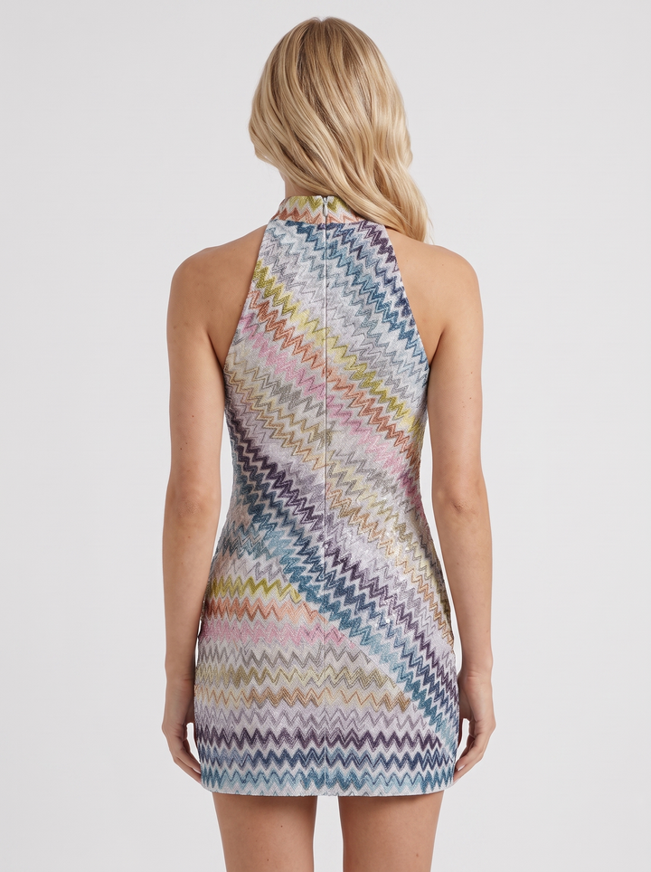 Harlow Zigzag Mini Dress - Multicolor