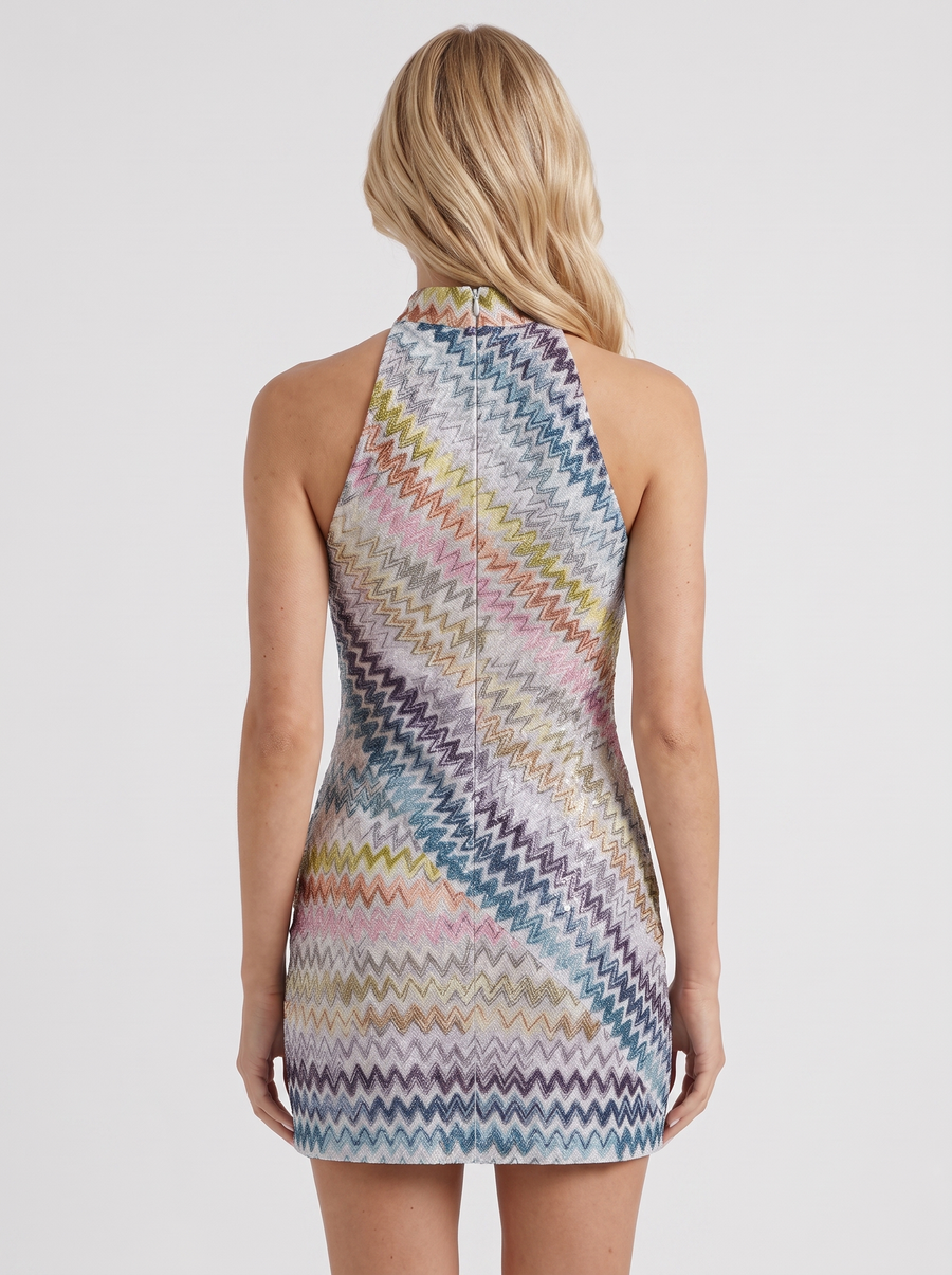 Harlow Zigzag Mini Dress - Multicolor