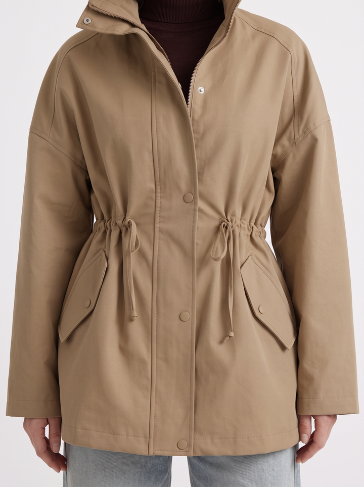 Indira Utility Jacket - Khaki