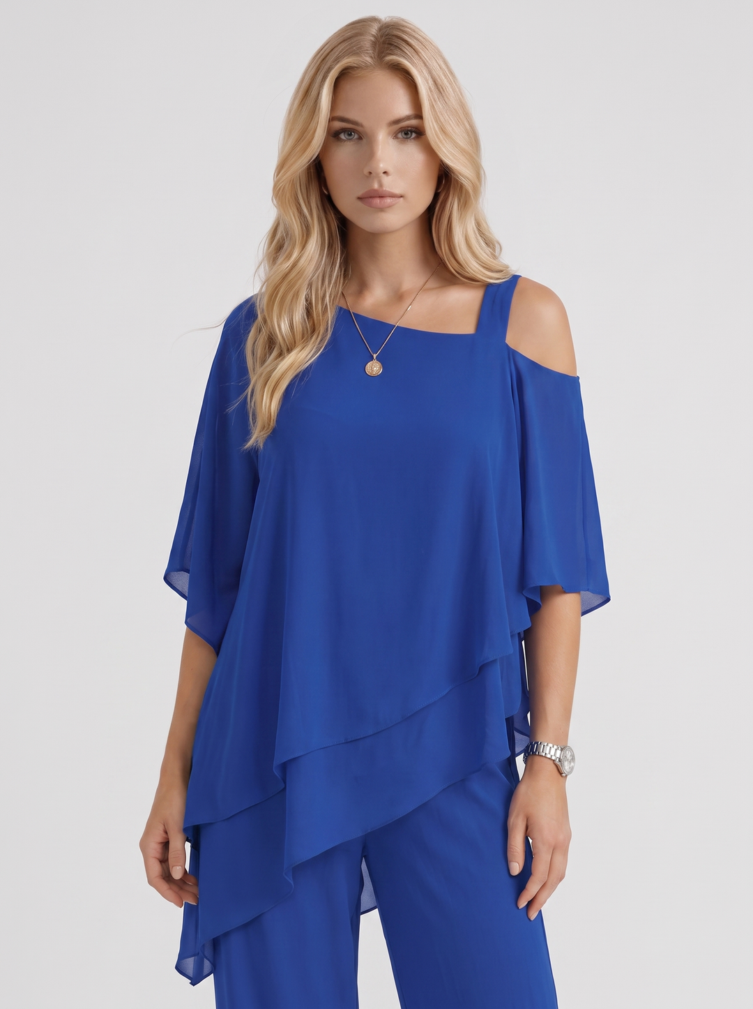 Ines Pants Set - Blue