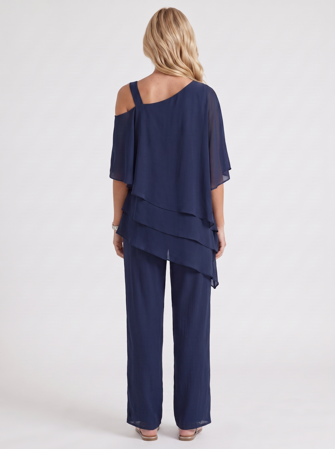 Ines Pants Set - Navy Blue