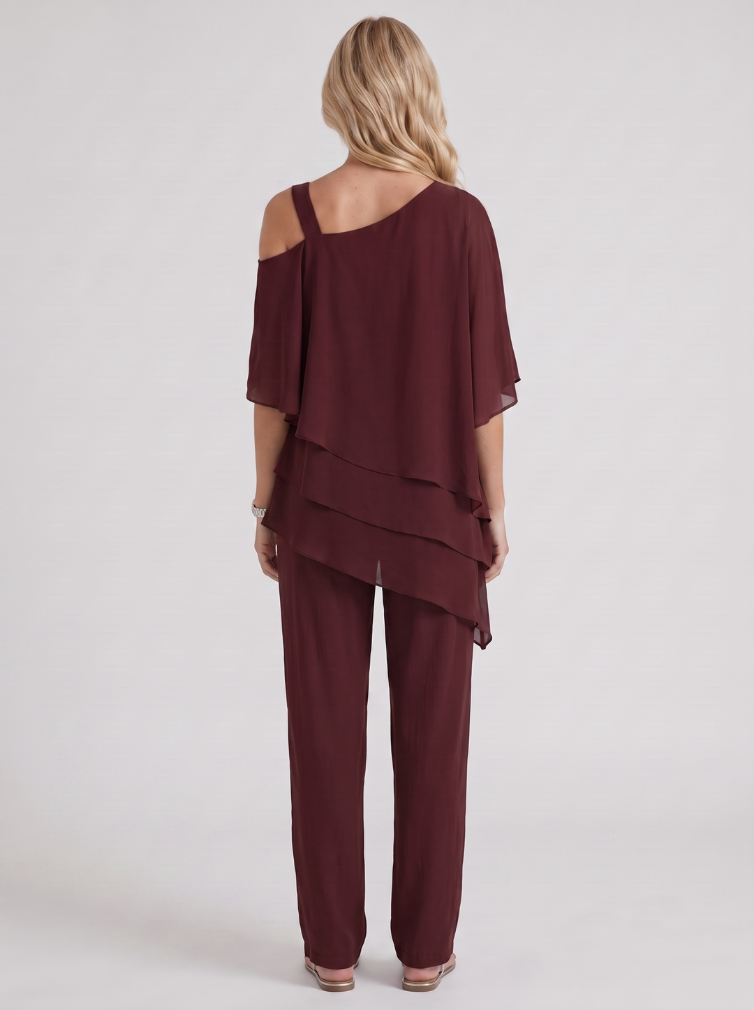 Ines Pants Set - Red
